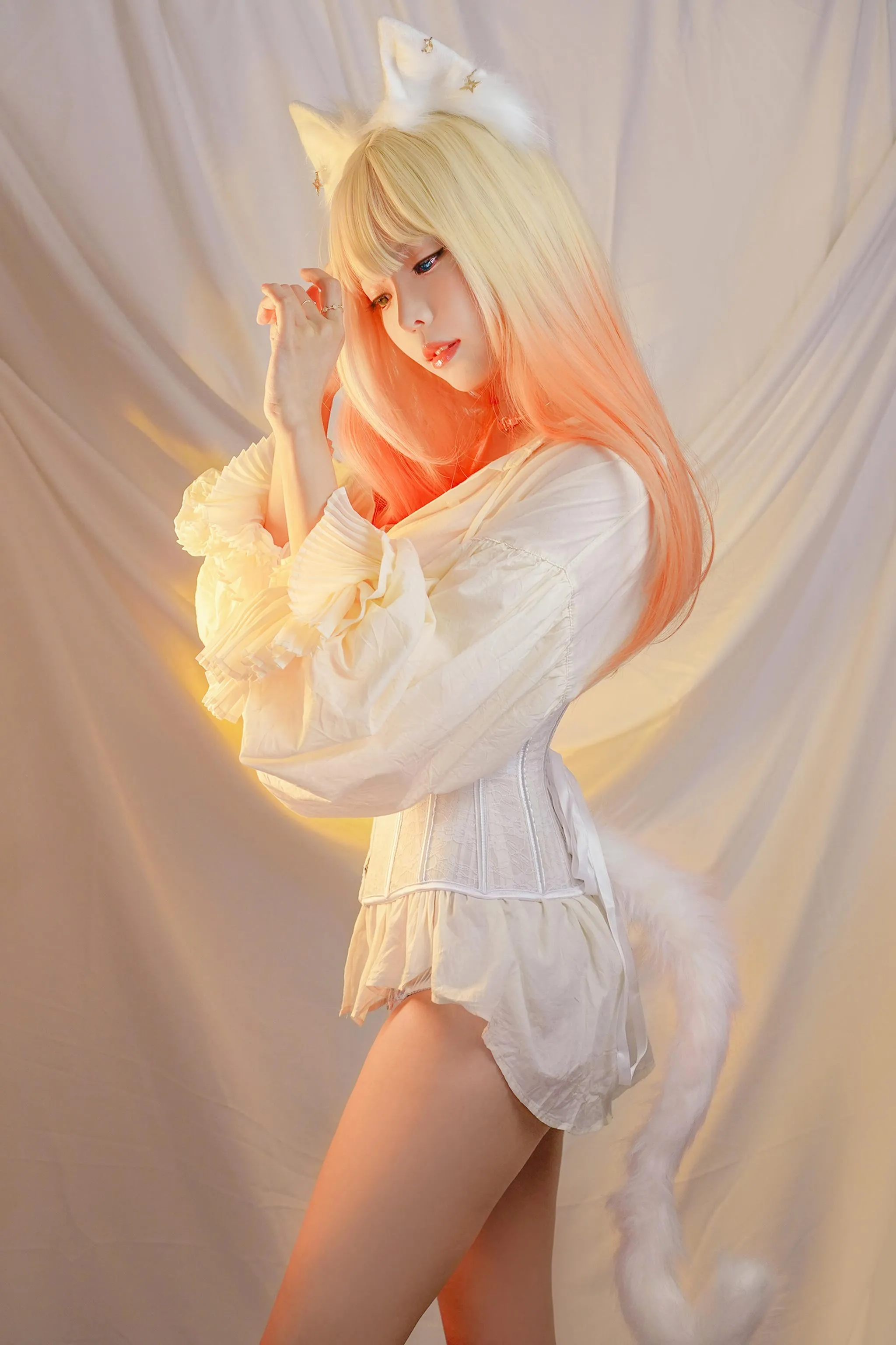 ElyEE子 – NO.77 Original Witch  Cat魔女與貓-Odd-eyed cat __ [41P]插图4